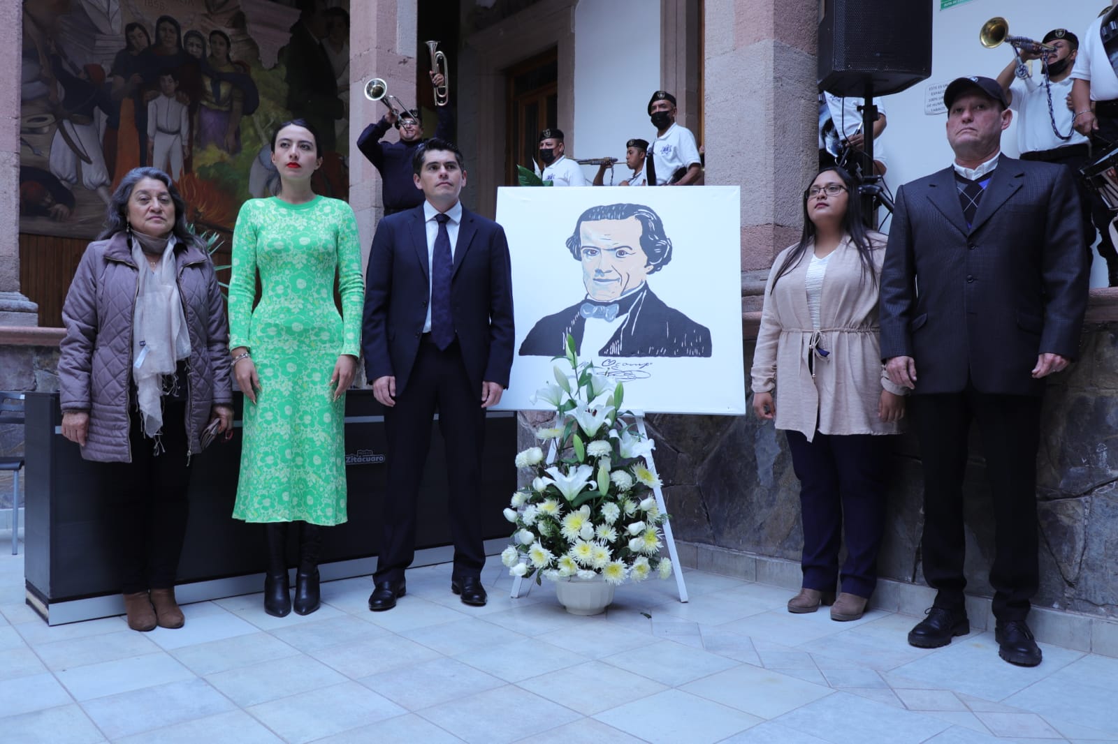 Encabeza Toño Ixtláhuac conmemoración del 209 aniversario del natalicio de Melchor Ocampo.